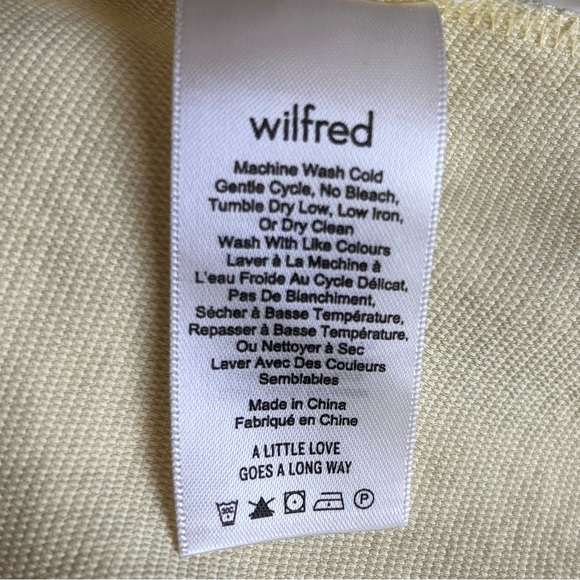 Aritzia Wilfred Coulement Open Back Jumpsuit Lemon Meringue. Size 4 - Picture 12 of 16